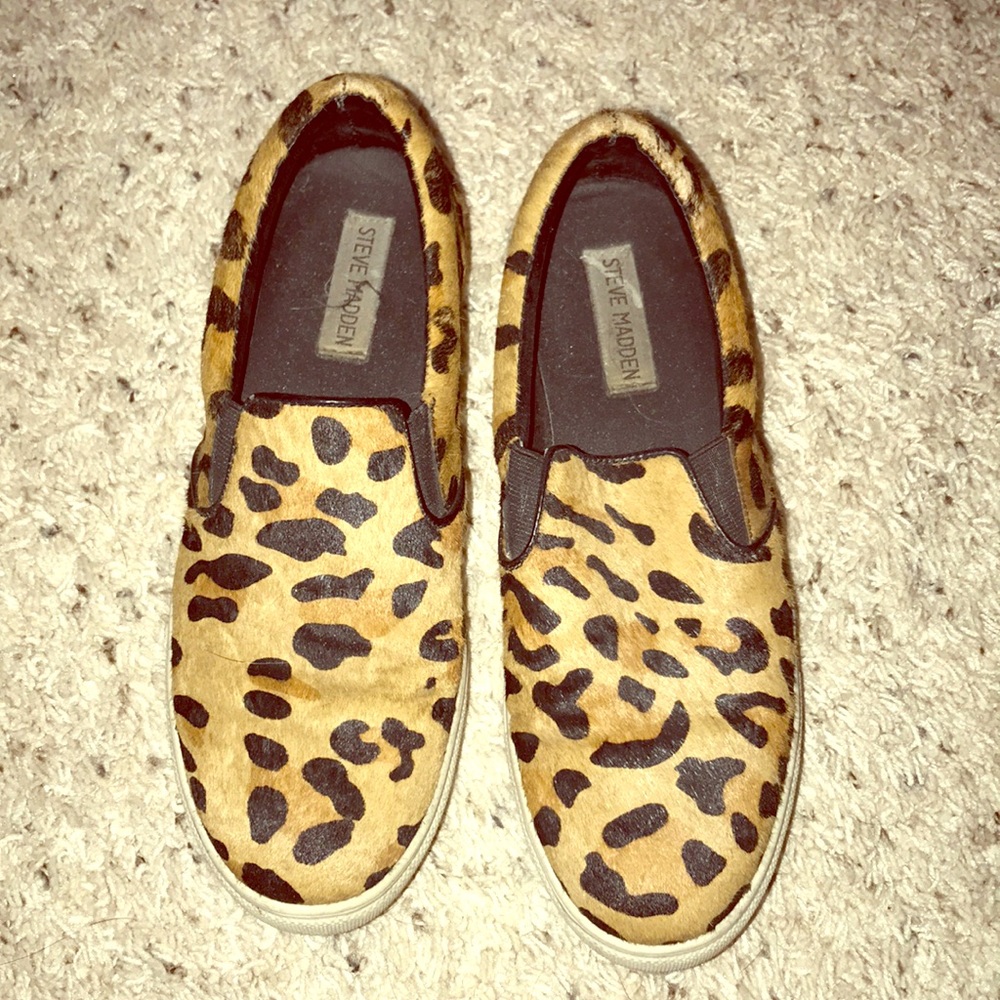 Steve Madden Cheetah Print Sneakers